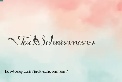 Jack Schoenmann