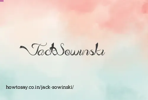 Jack Sowinski
