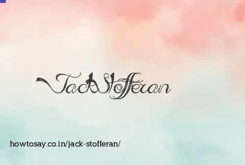 Jack Stofferan