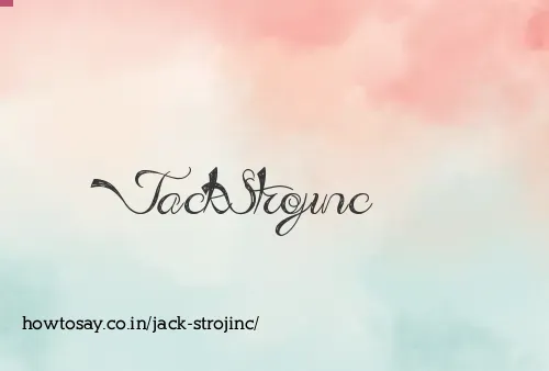 Jack Strojinc