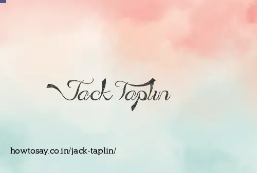 Jack Taplin