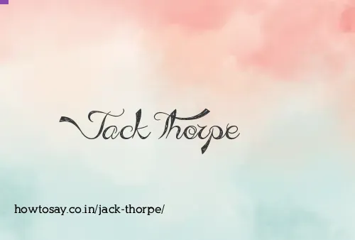Jack Thorpe