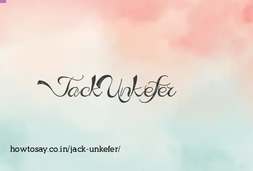 Jack Unkefer
