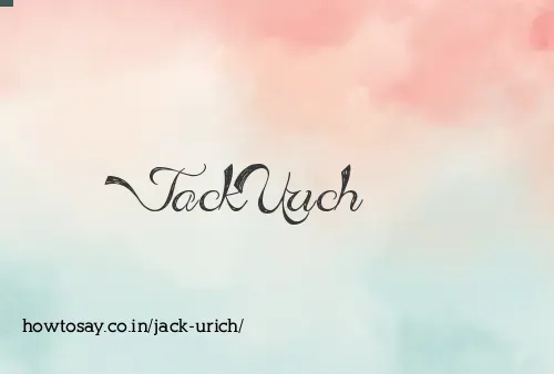 Jack Urich