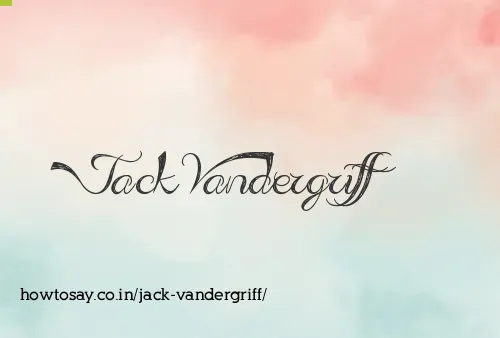 Jack Vandergriff