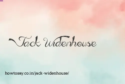 Jack Widenhouse