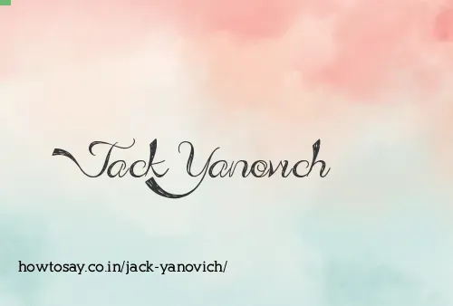 Jack Yanovich