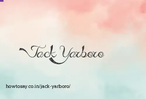 Jack Yarboro