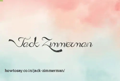 Jack Zimmerman