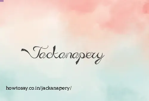 Jackanapery
