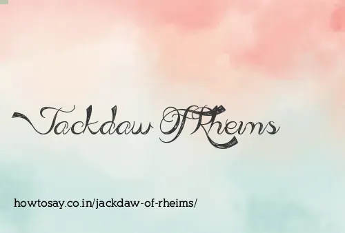 Jackdaw Of Rheims