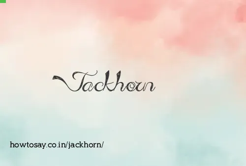 Jackhorn
