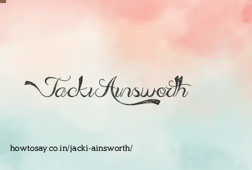 Jacki Ainsworth