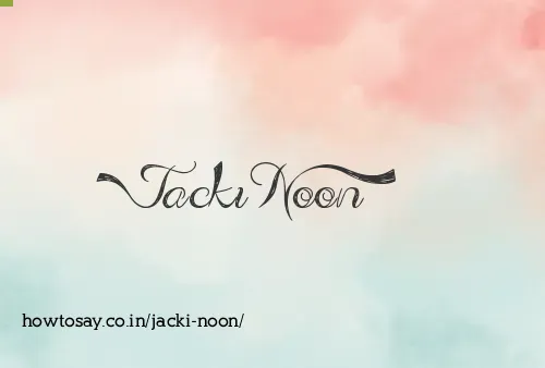 Jacki Noon