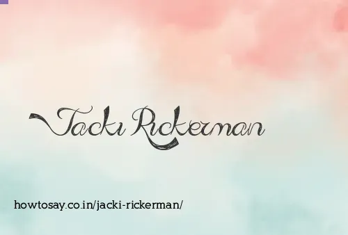Jacki Rickerman