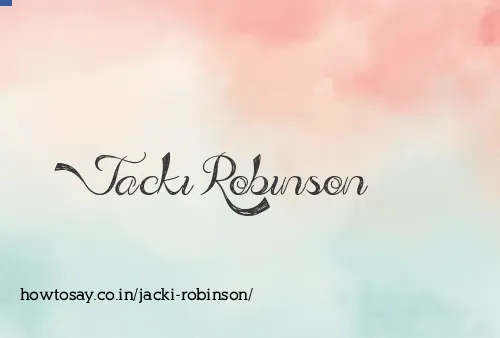Jacki Robinson