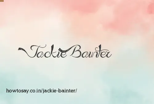Jackie Bainter