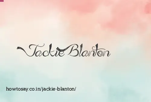 Jackie Blanton