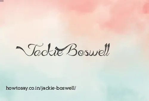 Jackie Boswell