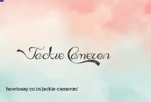 Jackie Cameron