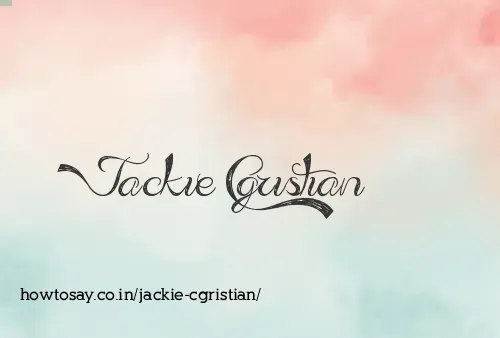 Jackie Cgristian