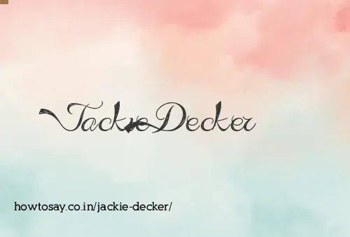 Jackie Decker