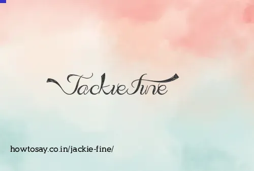 Jackie Fine