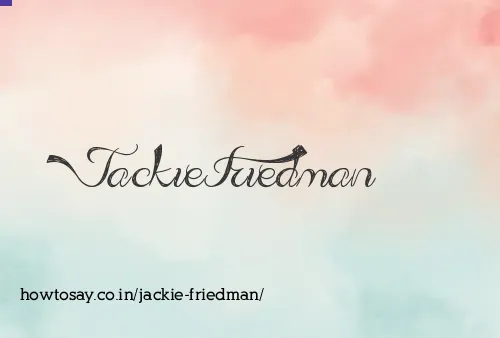Jackie Friedman