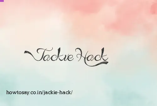 Jackie Hack