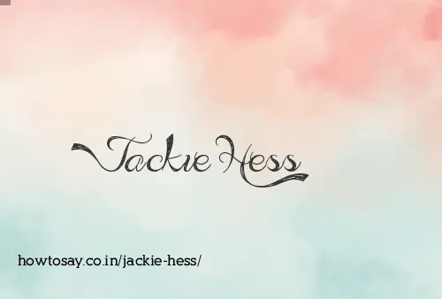 Jackie Hess