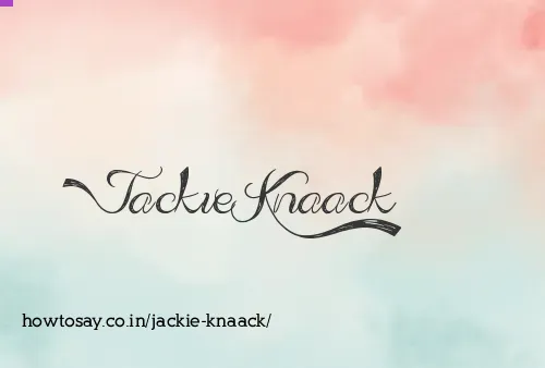Jackie Knaack