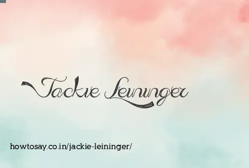 Jackie Leininger
