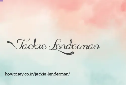 Jackie Lenderman