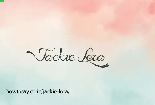 Jackie Lora