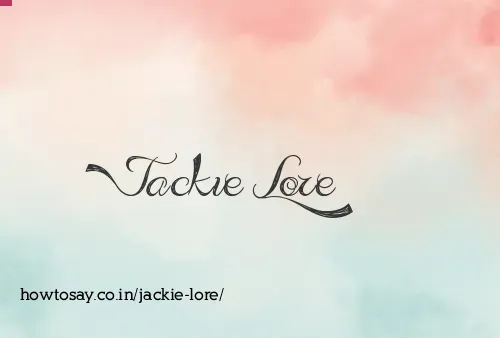 Jackie Lore