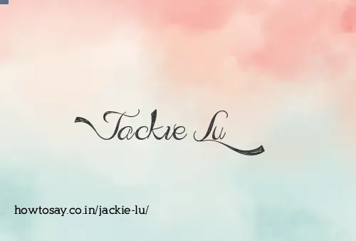 Jackie Lu