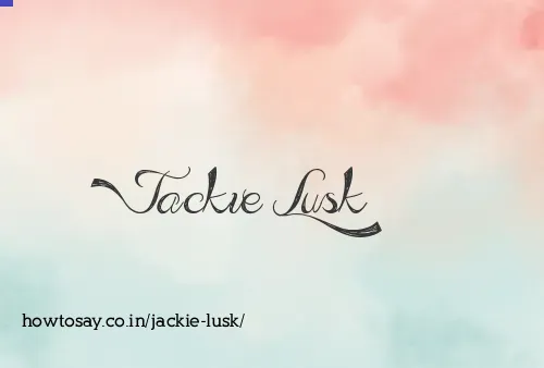 Jackie Lusk