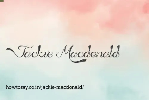 Jackie Macdonald
