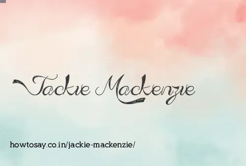 Jackie Mackenzie