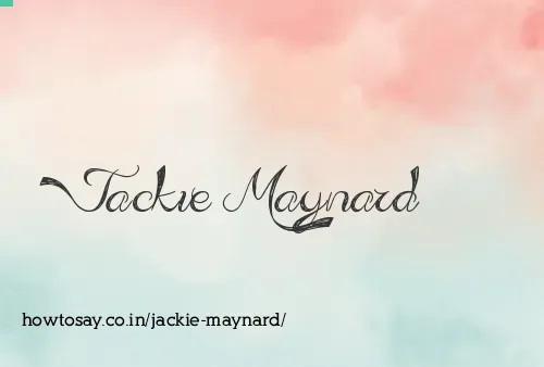 Jackie Maynard