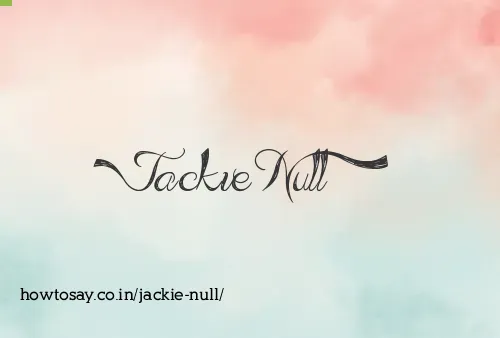 Jackie Null