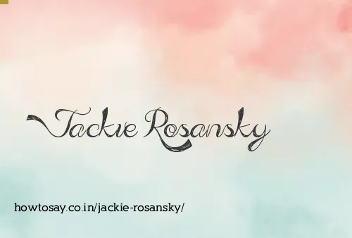 Jackie Rosansky