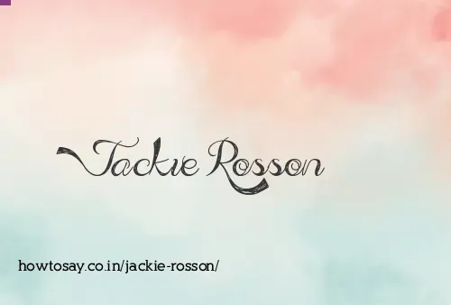 Jackie Rosson