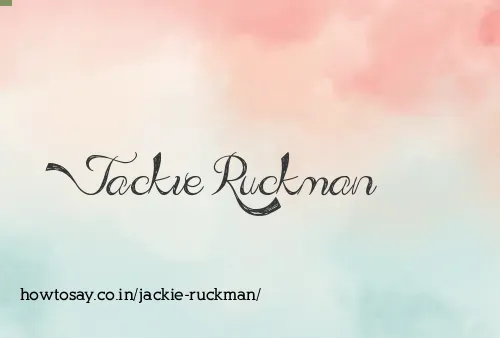 Jackie Ruckman