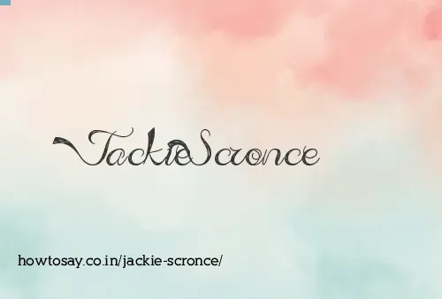 Jackie Scronce