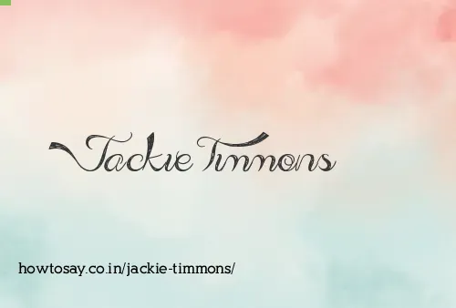 Jackie Timmons