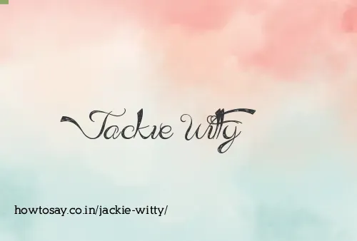 Jackie Witty