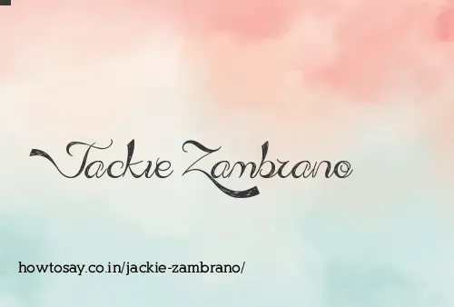 Jackie Zambrano