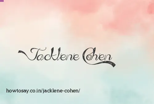 Jacklene Cohen