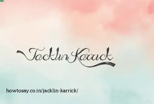 Jacklin Karrick